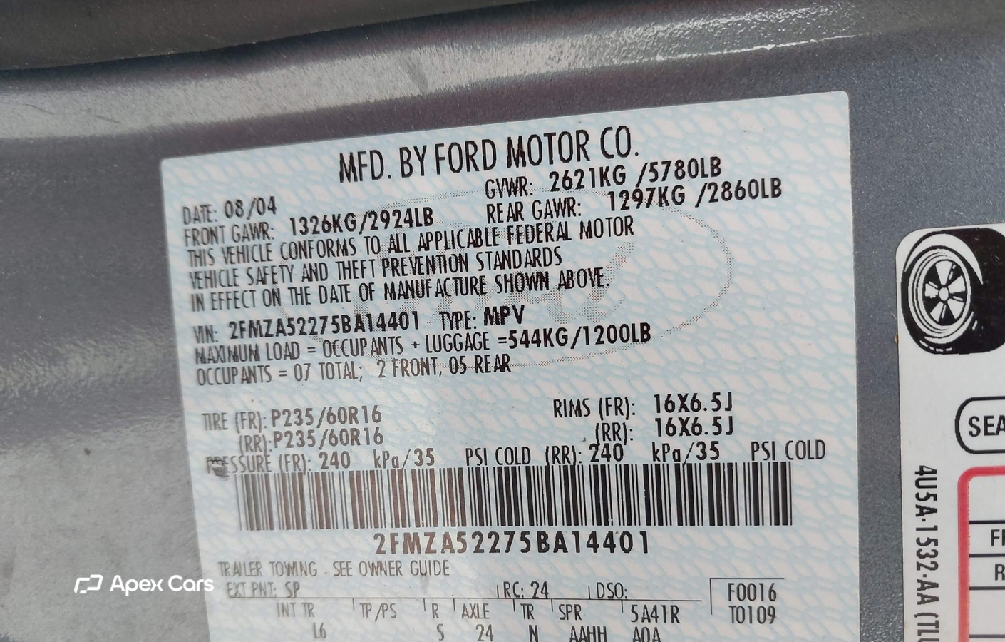 Ford Freestar 2005