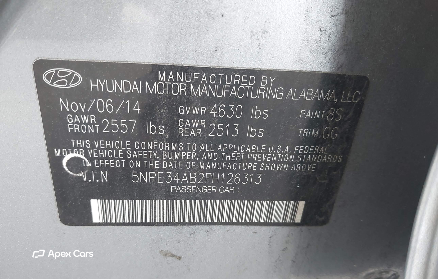 Hyundai Sonata 2015