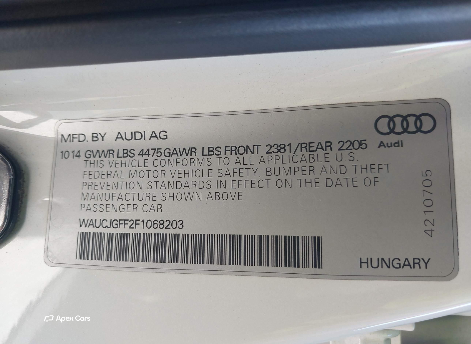 Audi A3 2015