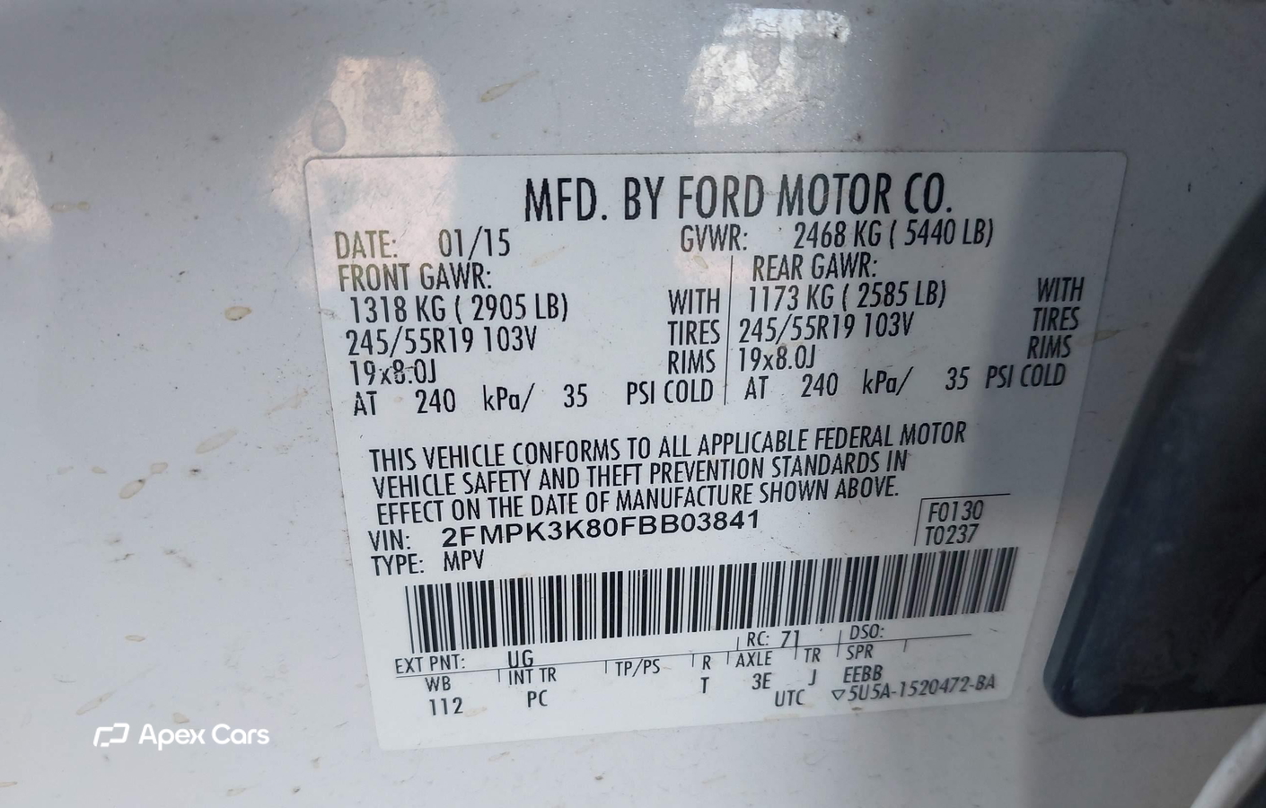 Ford Edge 2015