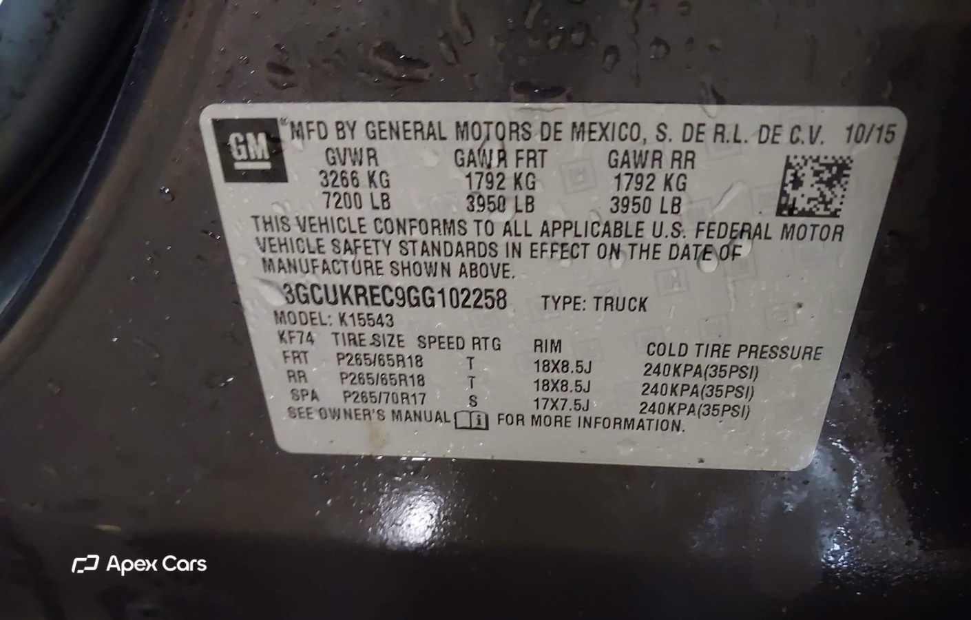 Chevrolet Silverado 2016