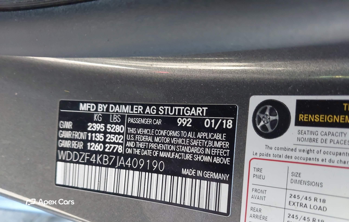 Mercedes-Benz E-klasse 2018