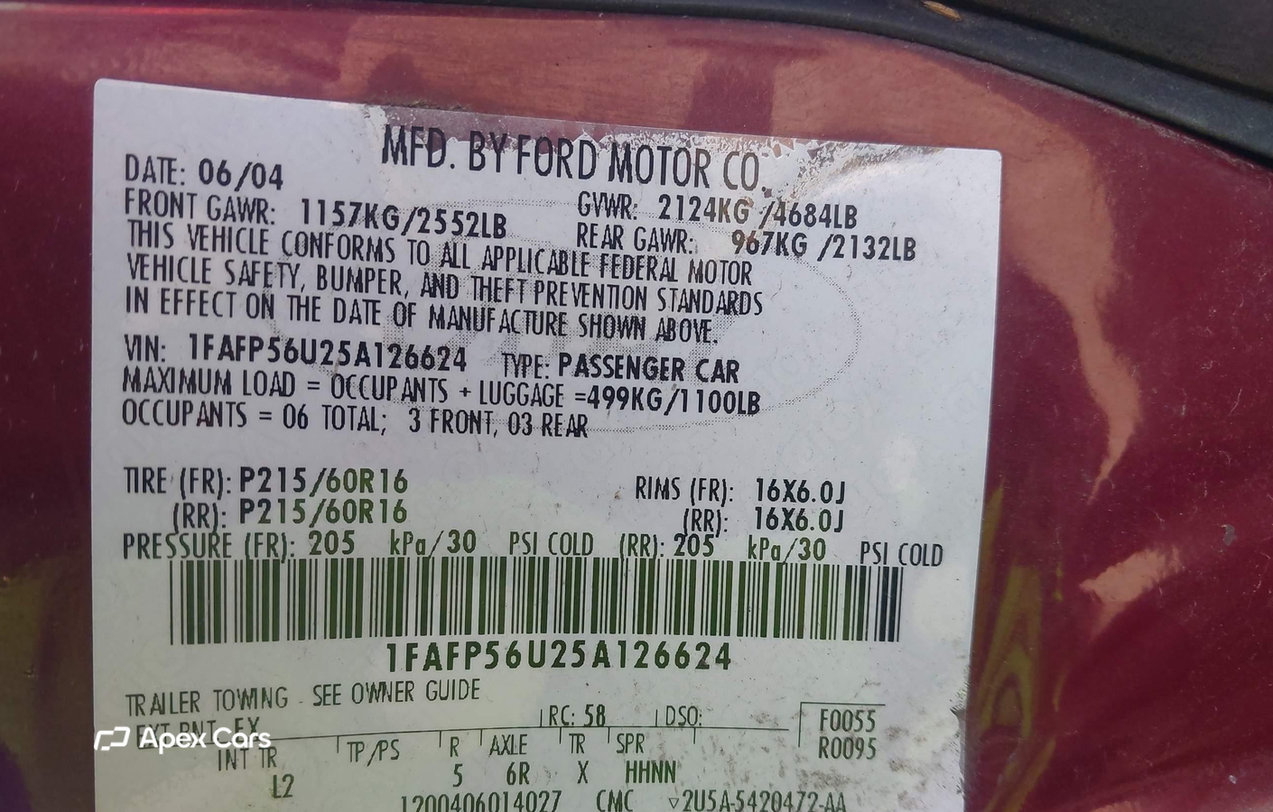 Ford Taurus 2005
