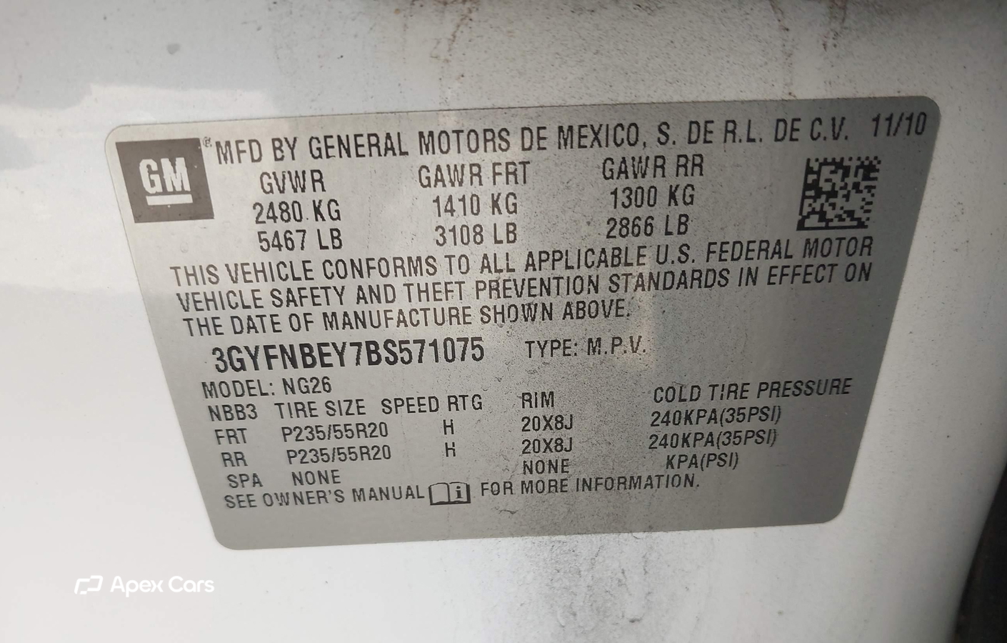 Cadillac SRX 2011