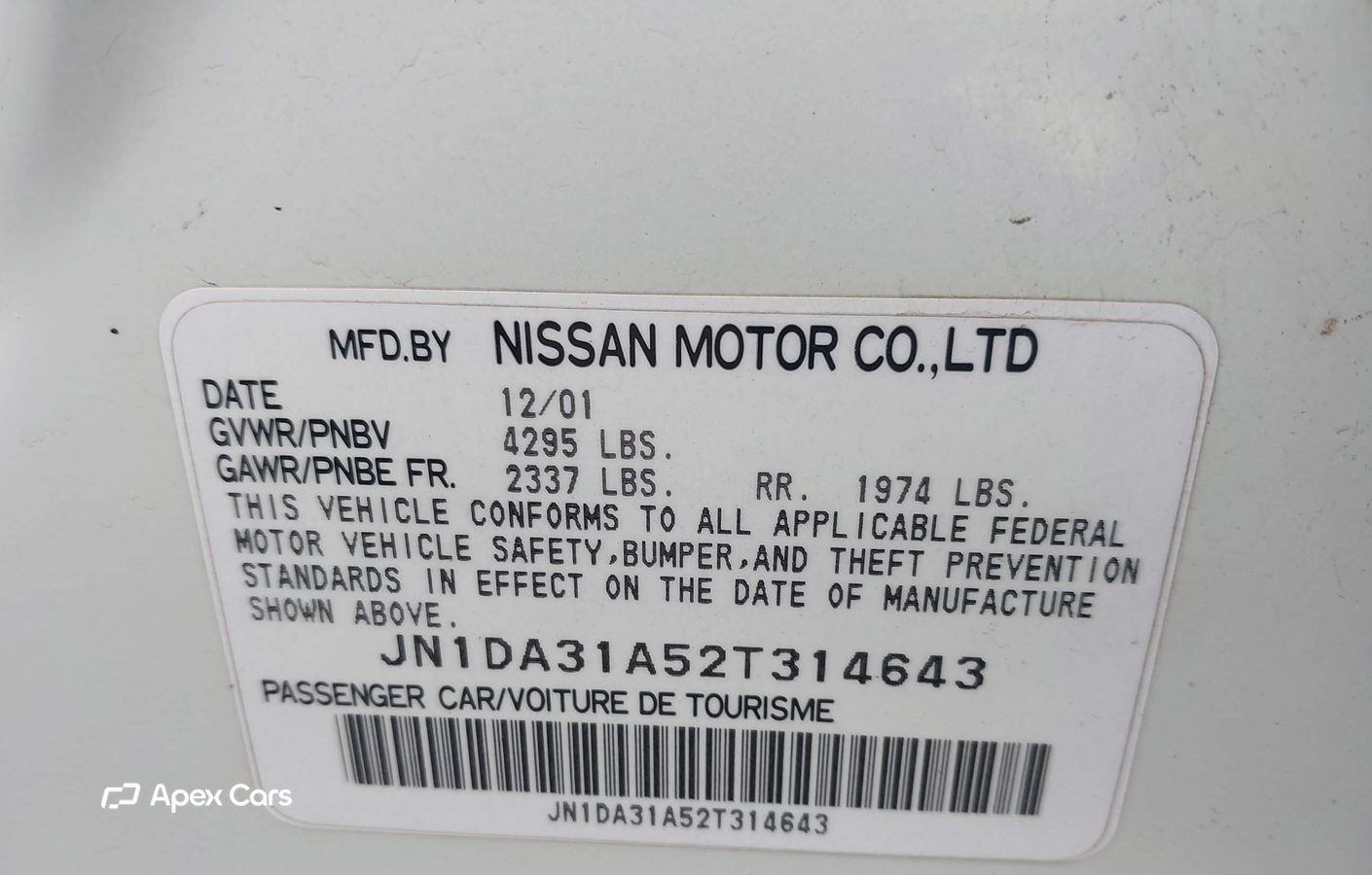 Nissan Maxima 2002