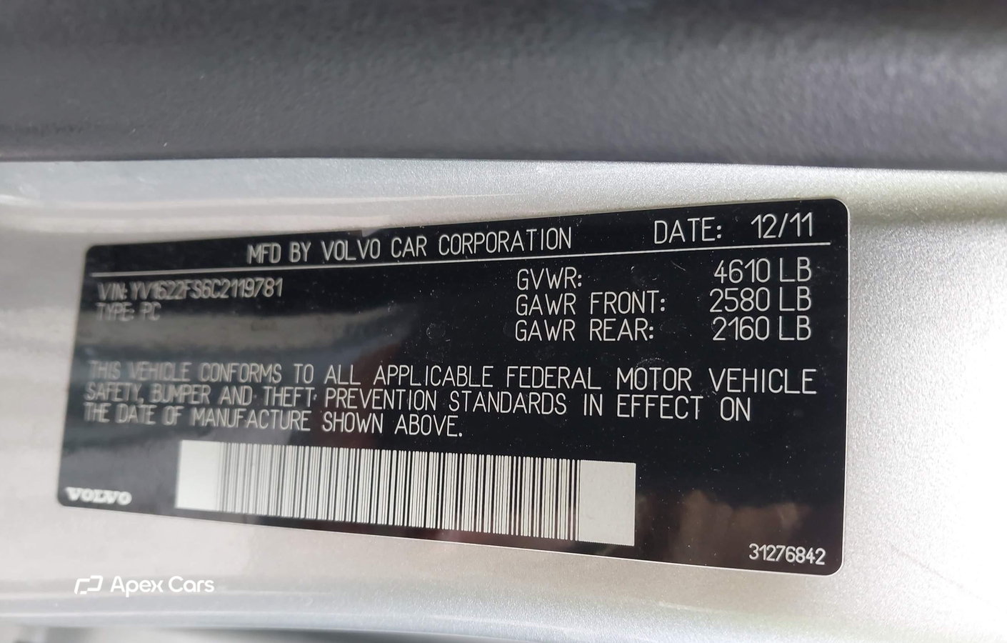 Volvo S60 2012