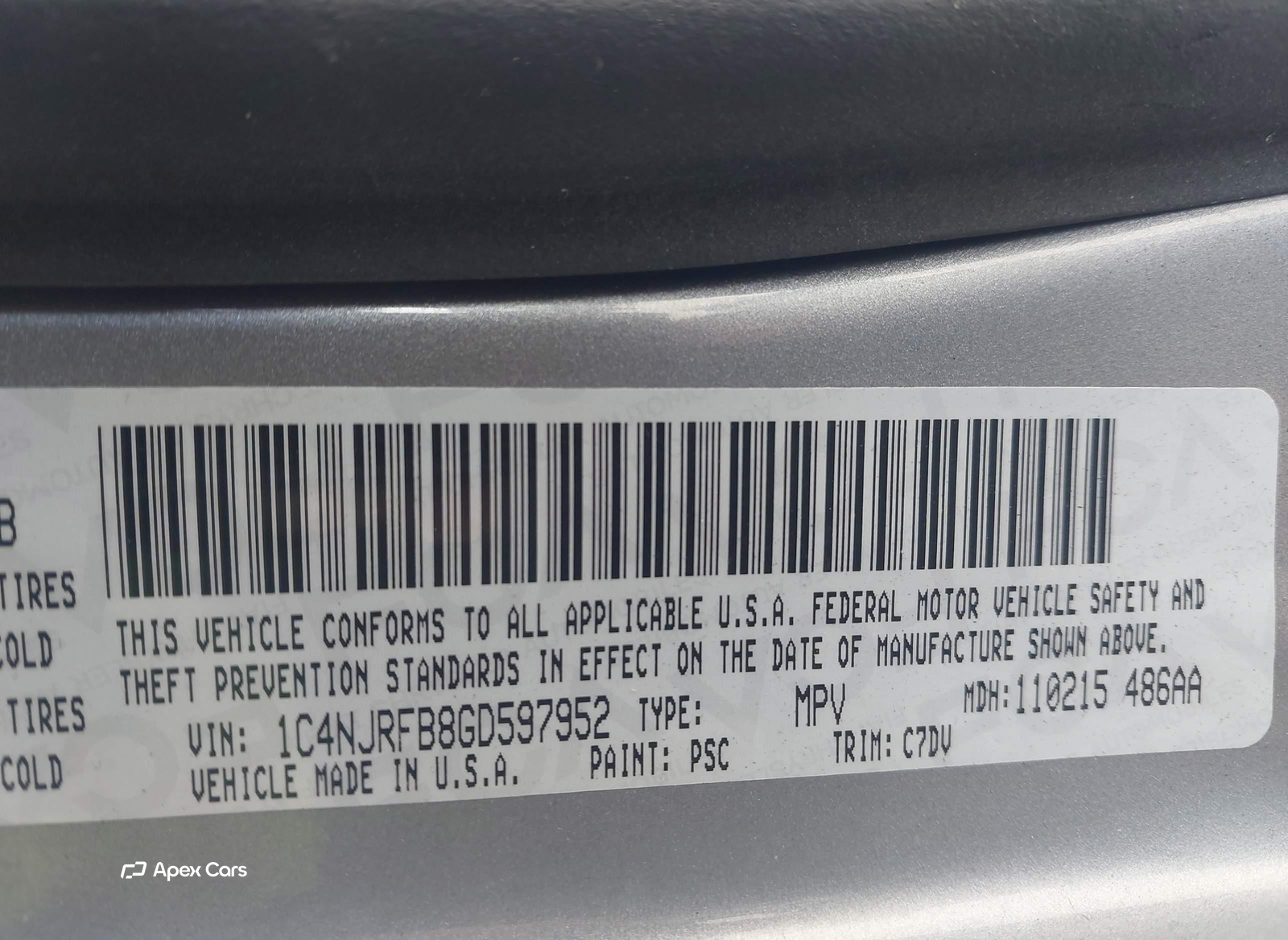 Jeep Liberty (Patriot) 2016