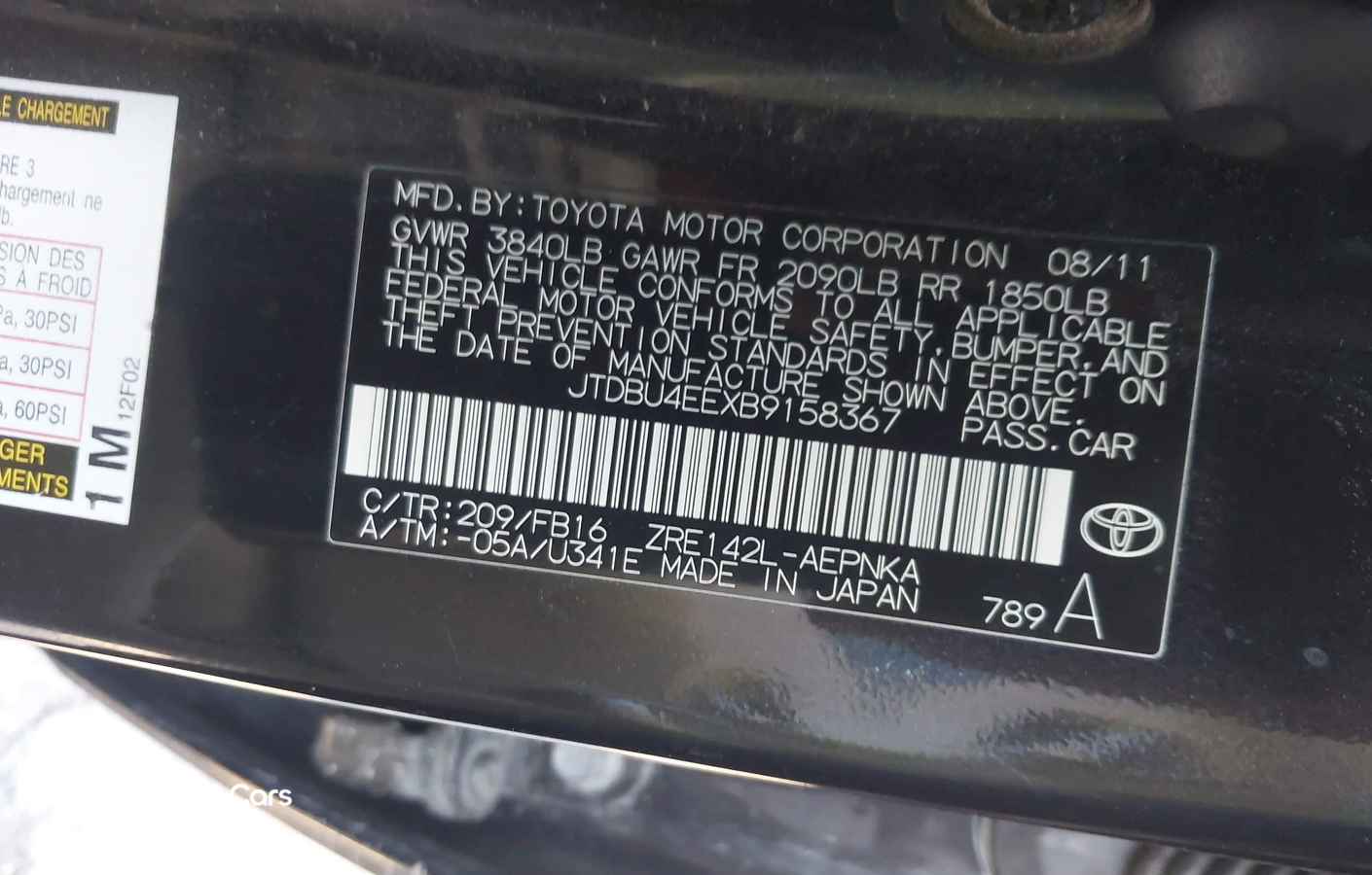 Toyota Corolla 2011