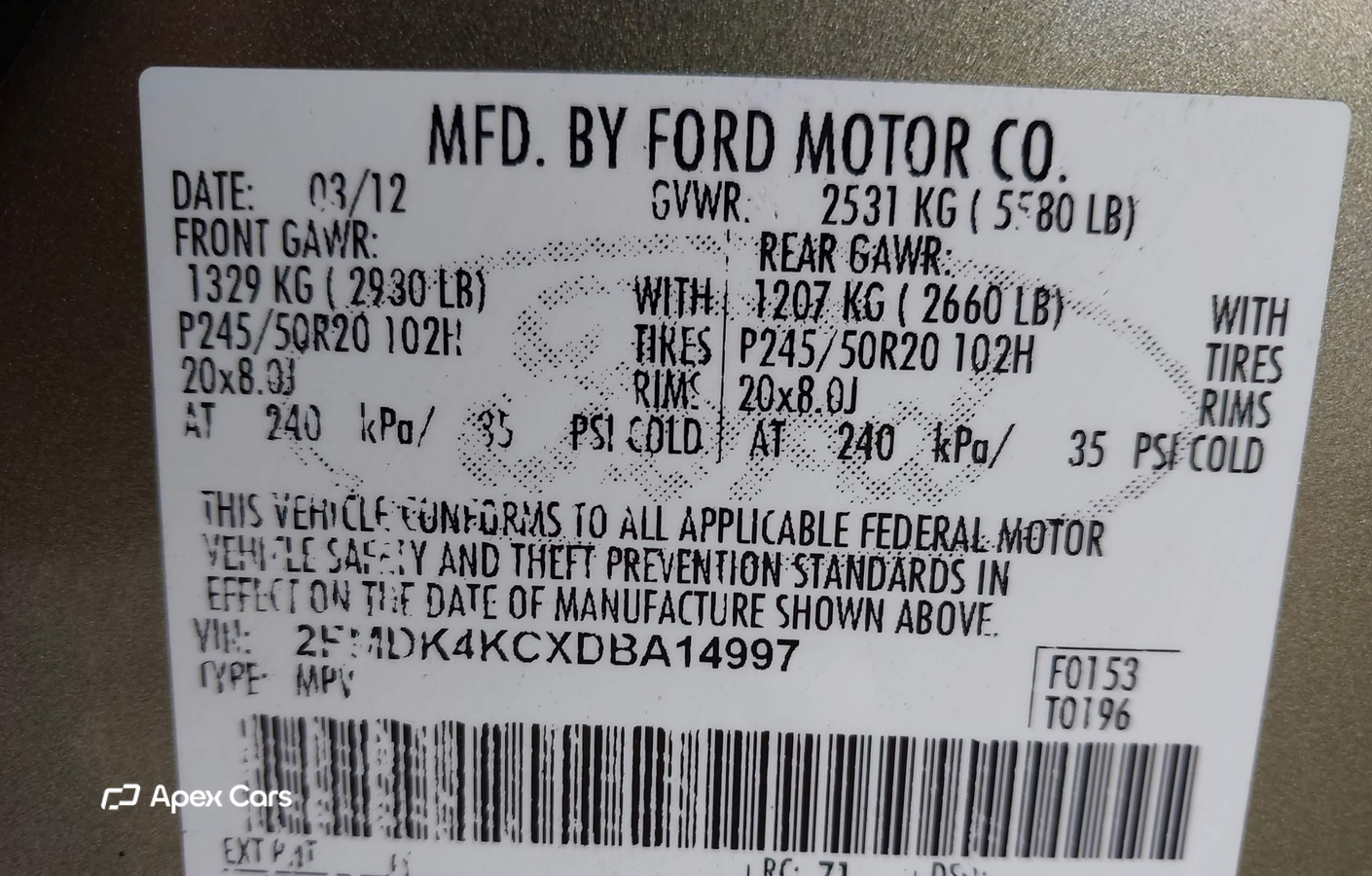 Ford Edge 2013