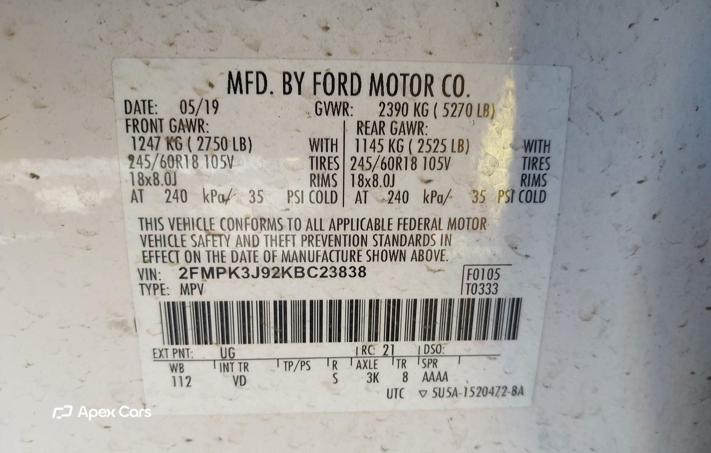 Ford Edge 2019