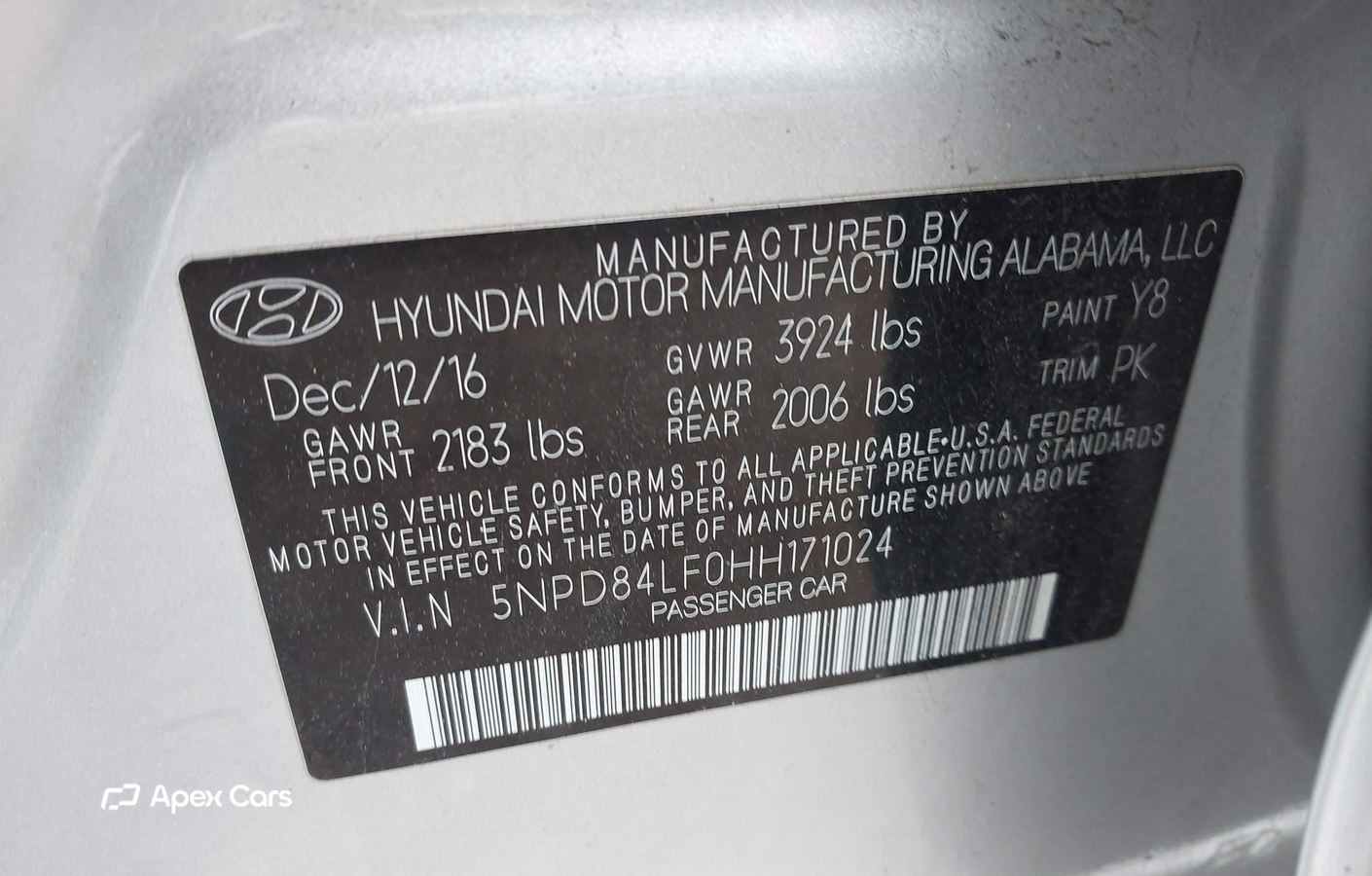 Hyundai Elantra 2017