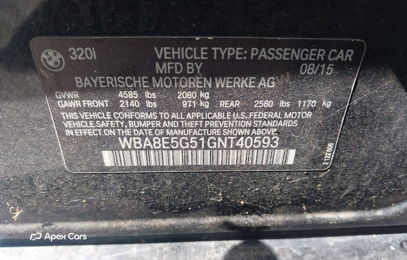 BMW Series 3 2016