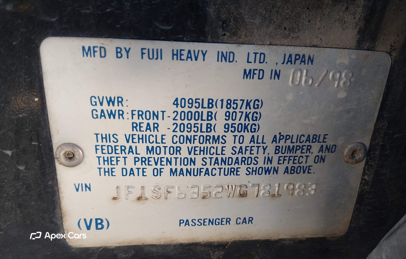 Subaru Forester 1998