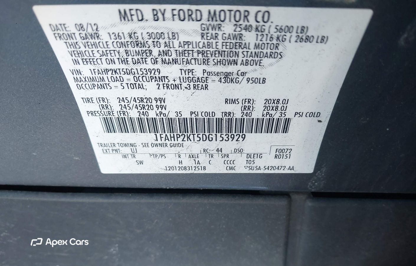Ford Taurus 2013