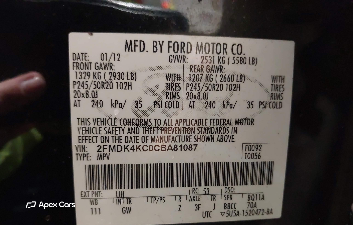 Ford Edge 2012