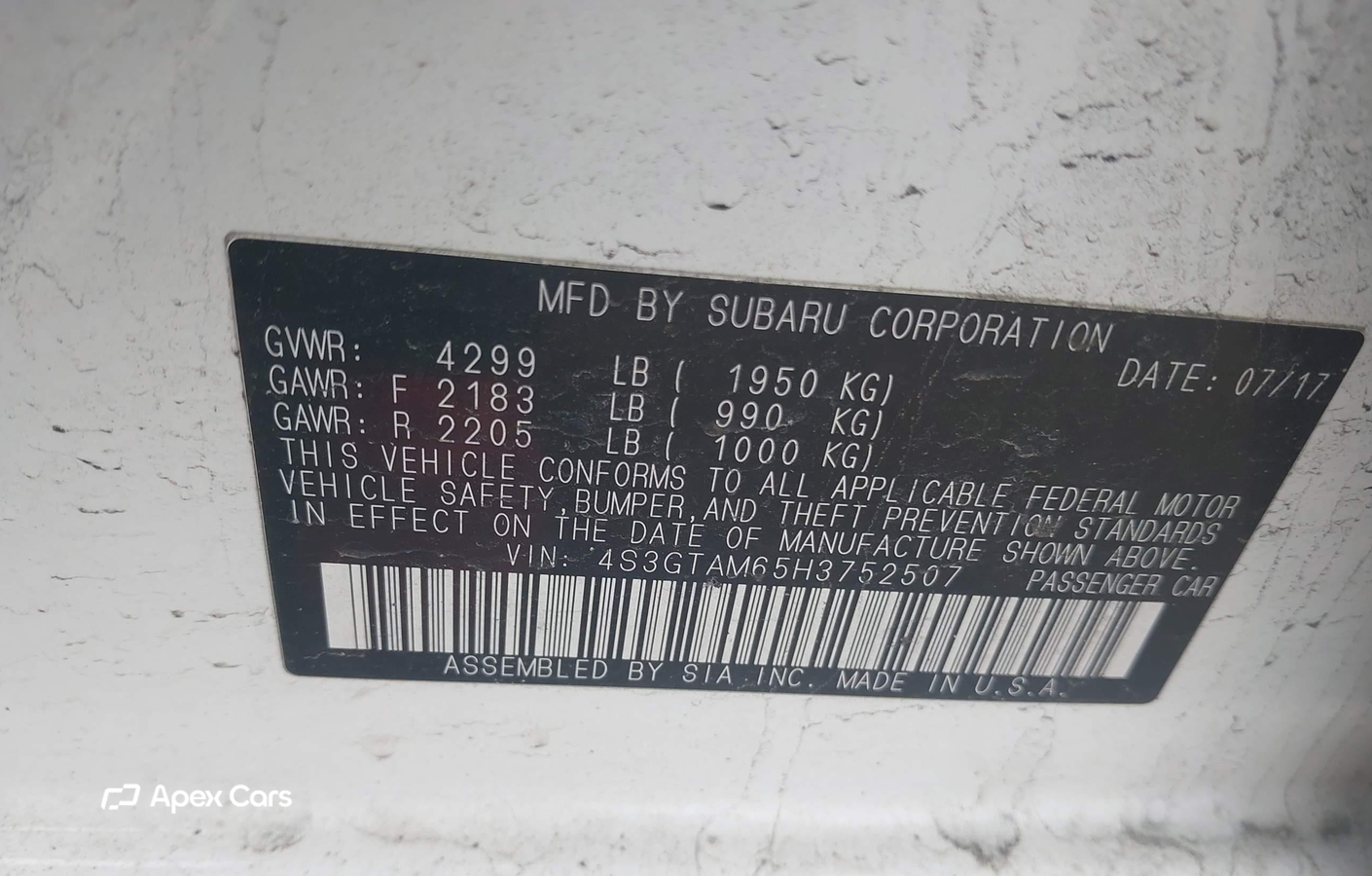 Subaru Impreza 2017