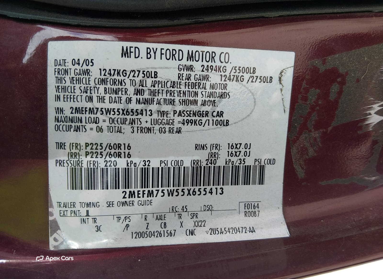 Mercury Grand Marquis 2005