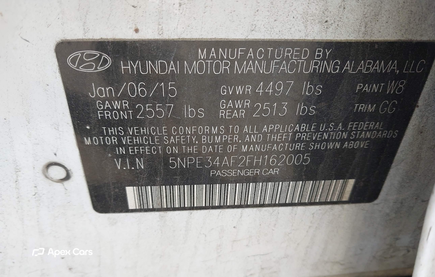 Hyundai Sonata 2015