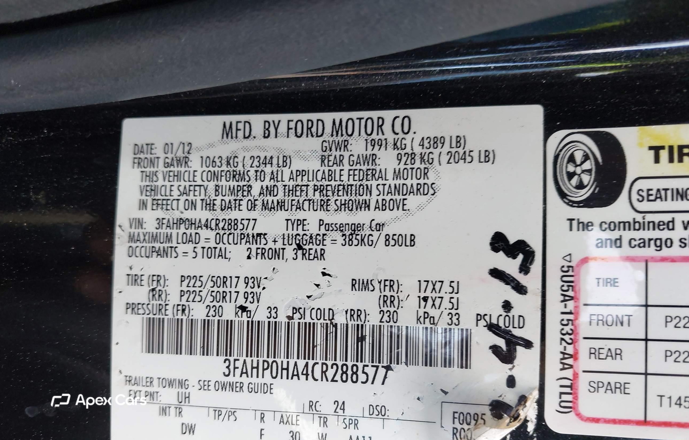 Ford Fusion 2012