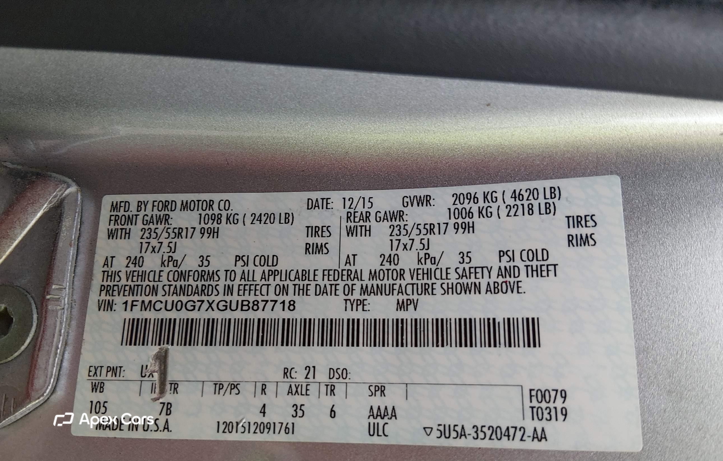 Ford Escape 2016