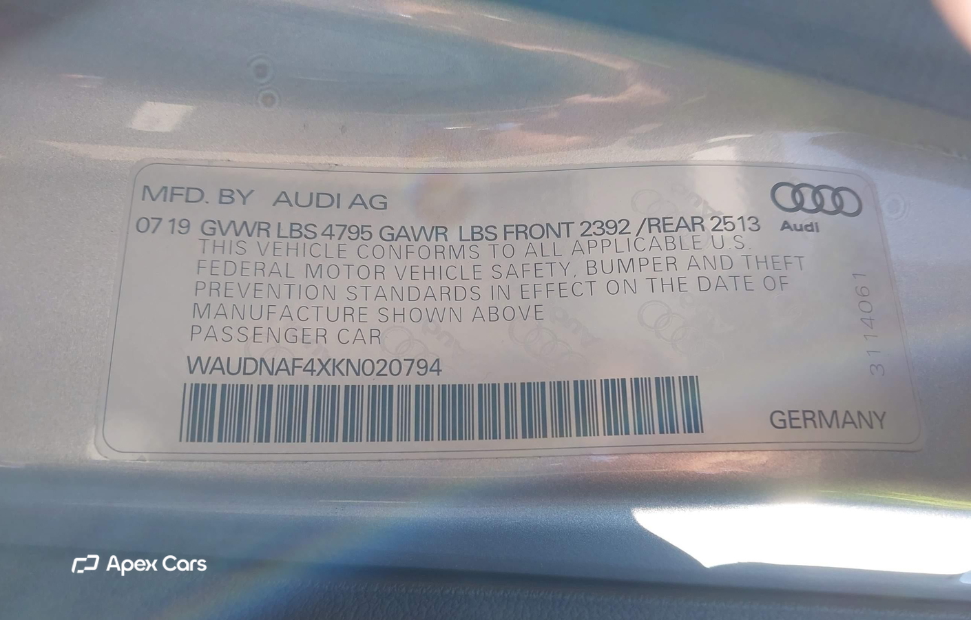 Audi A4 2019