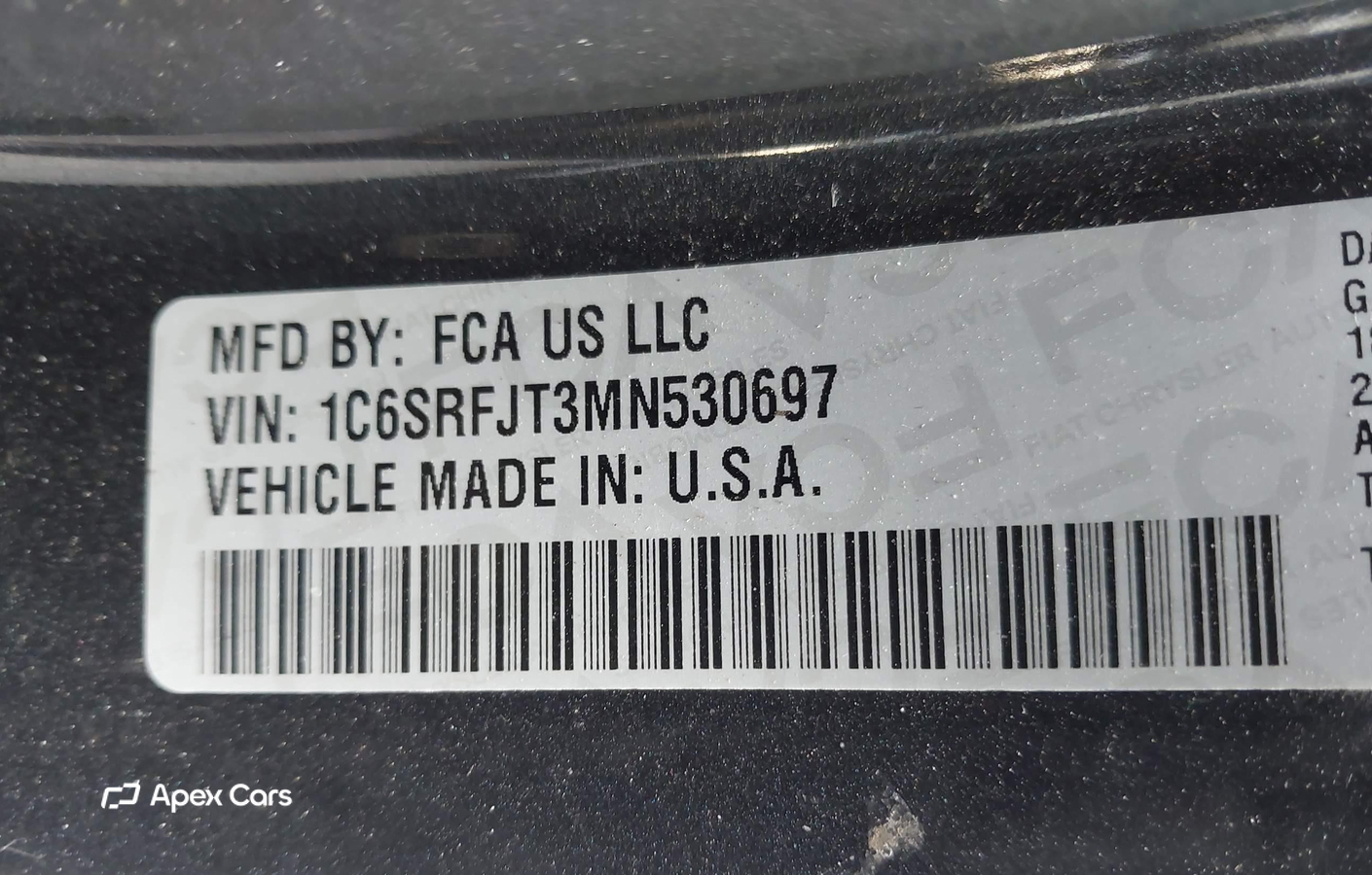 RAM 1500 2021