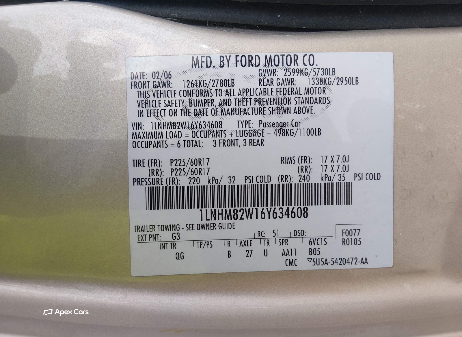 Lincoln Town Car 2006