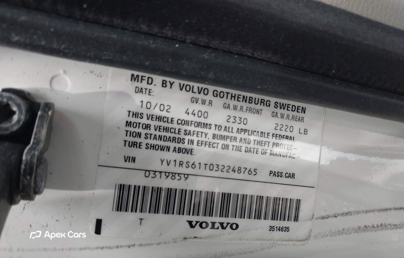 Volvo S60 2003