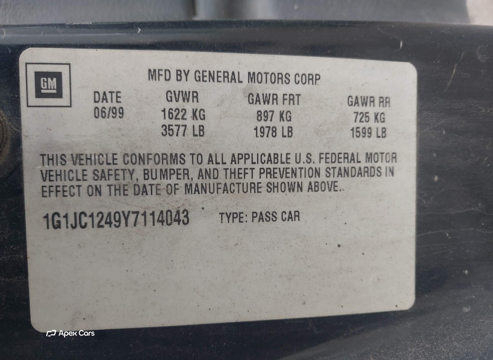 Chevrolet Cavalier 2000