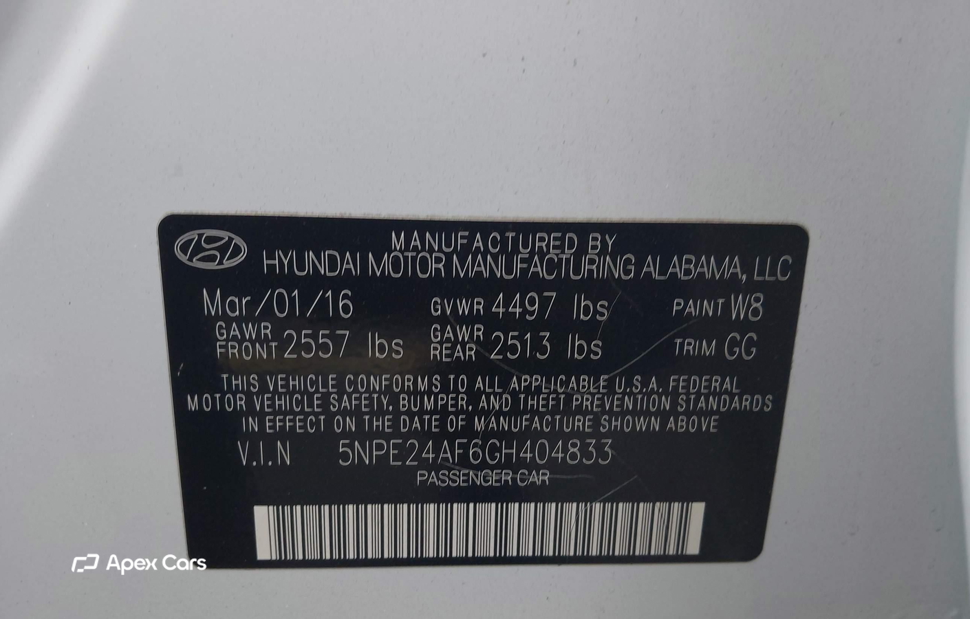 Hyundai Sonata 2016