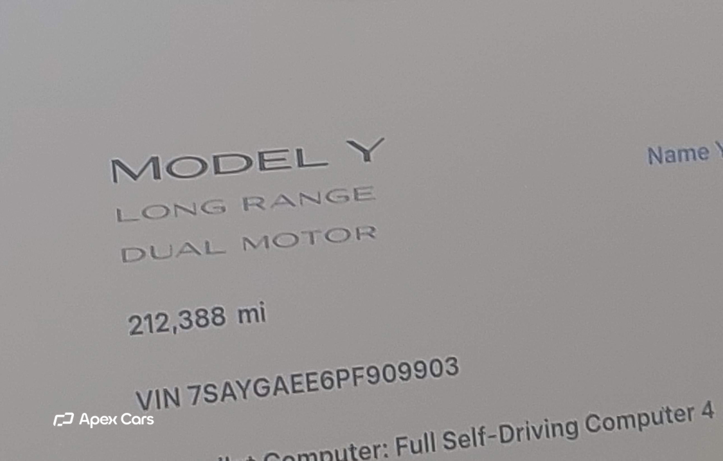 Tesla Model Y 2023