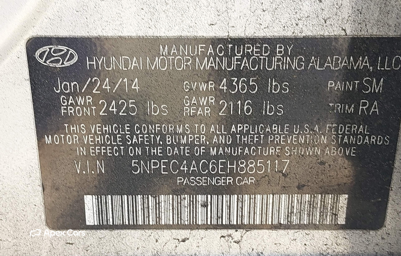 Hyundai Sonata 2014