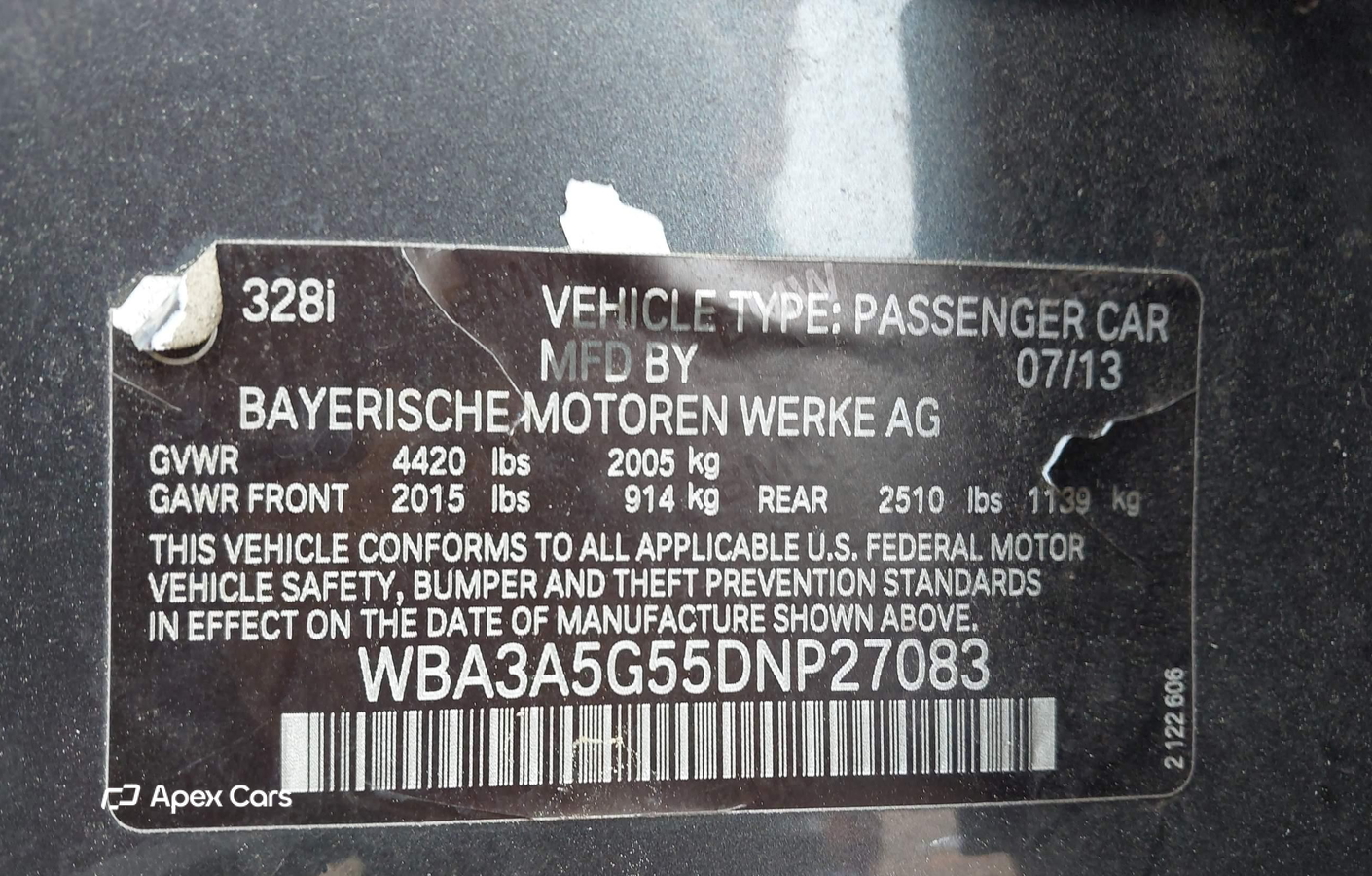 BMW Series 3 2013