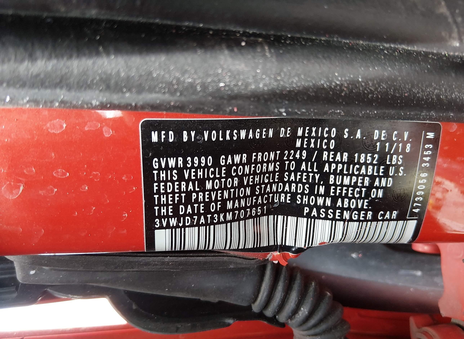 Volkswagen Beetle 2019