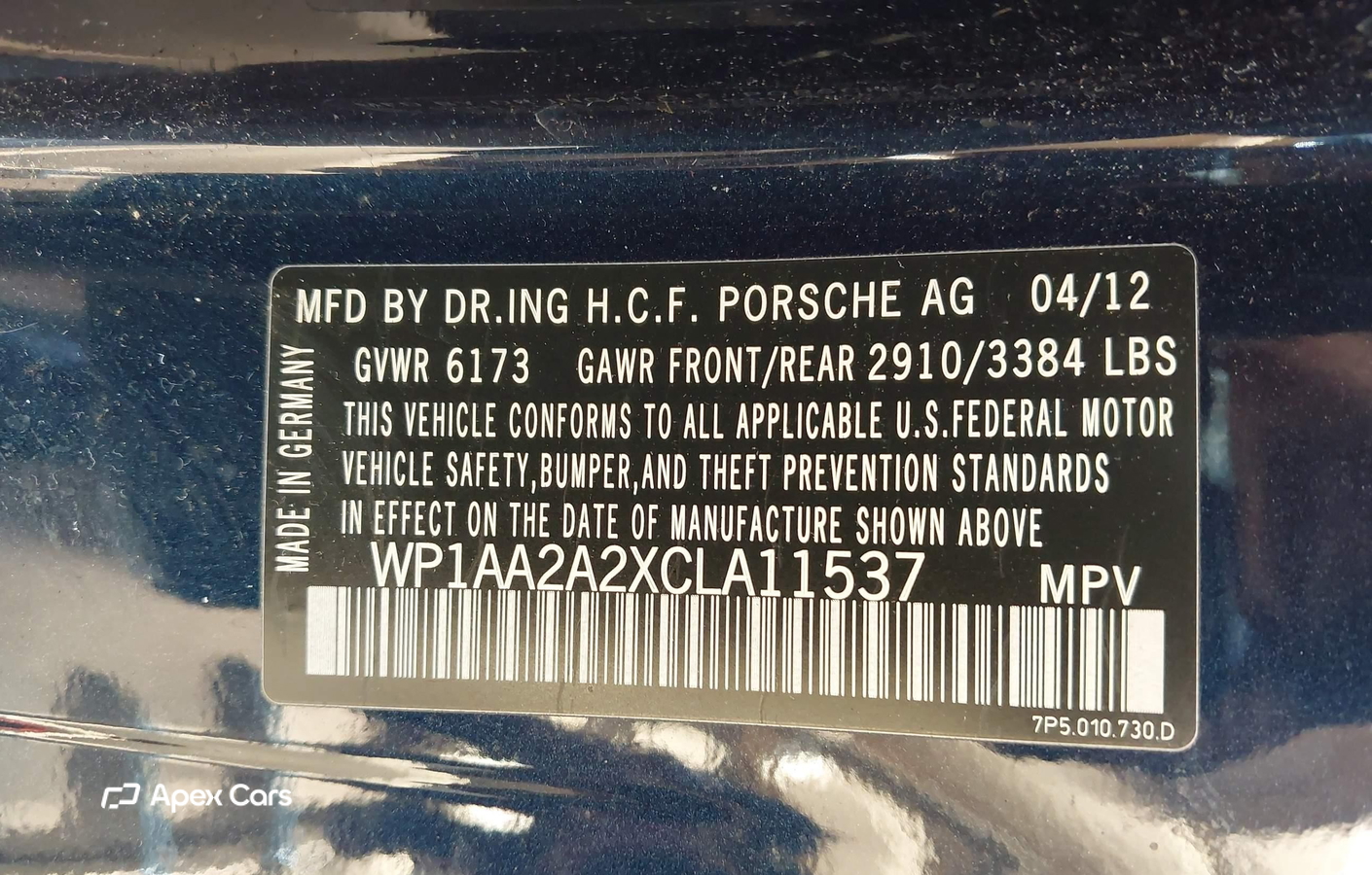 Porsche Cayenne 2012