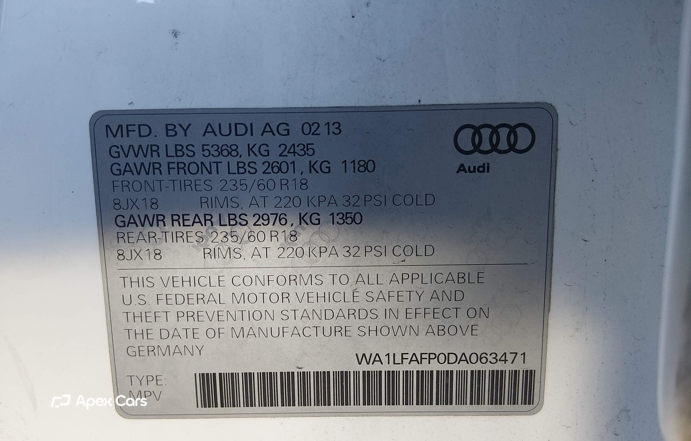 Audi Q5 2013
