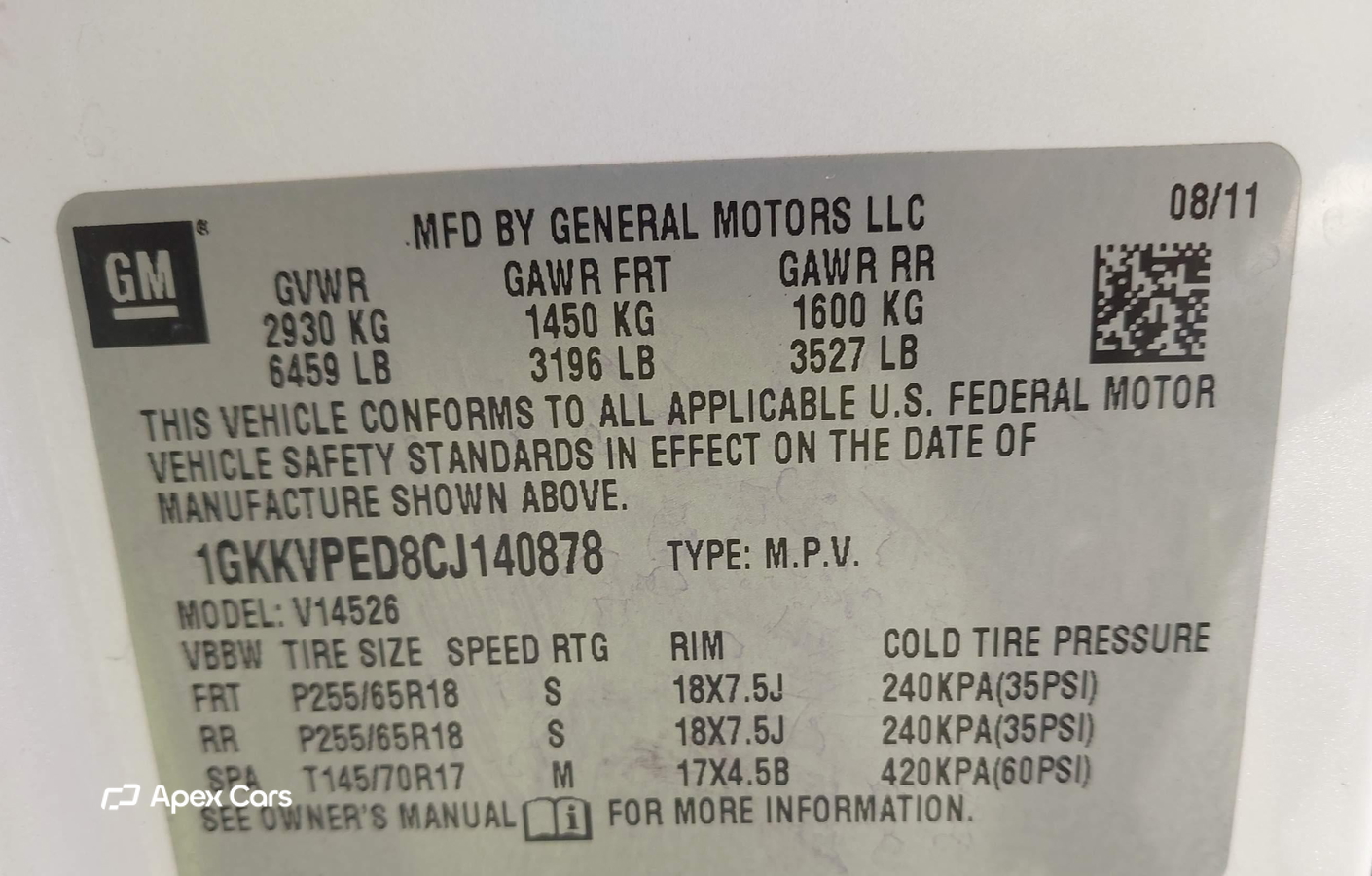 GMC Acadia 2012