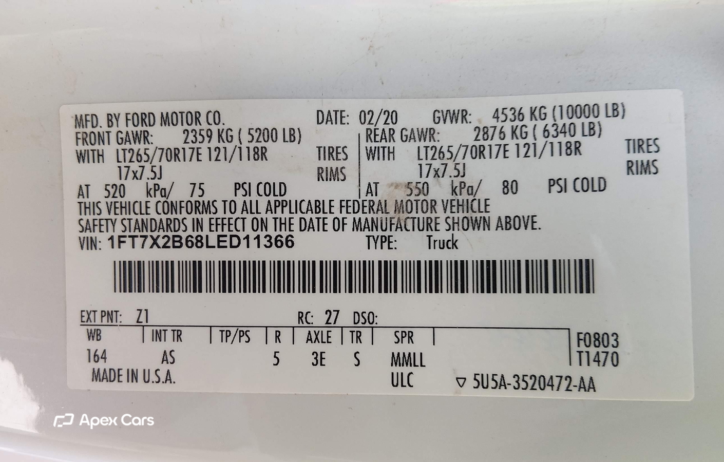 Ford F250 2020