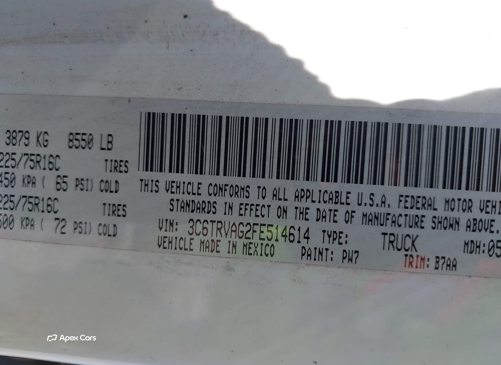 RAM ProMaster City 2015