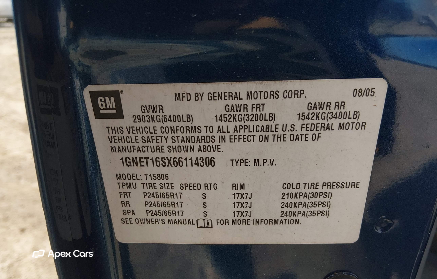 Chevrolet TrailBlazer 2006