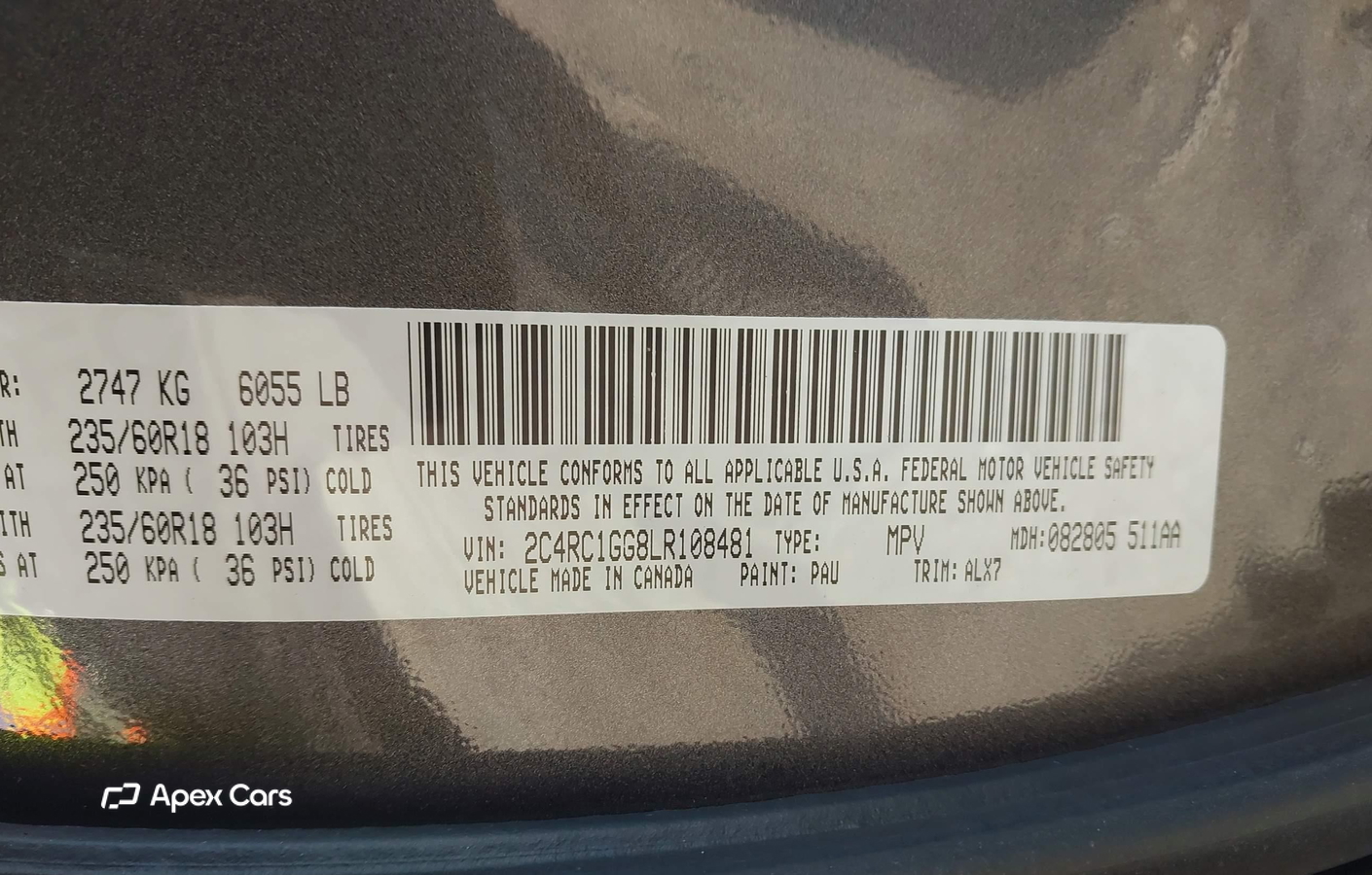 Chrysler Pacifica 2020