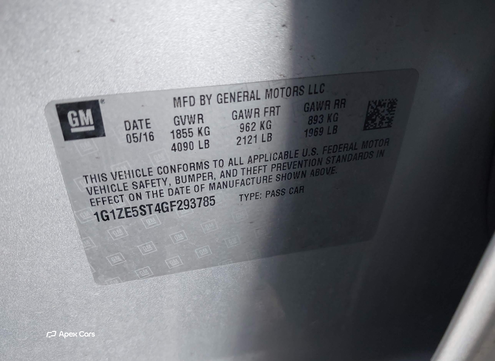 Chevrolet Malibu 2016