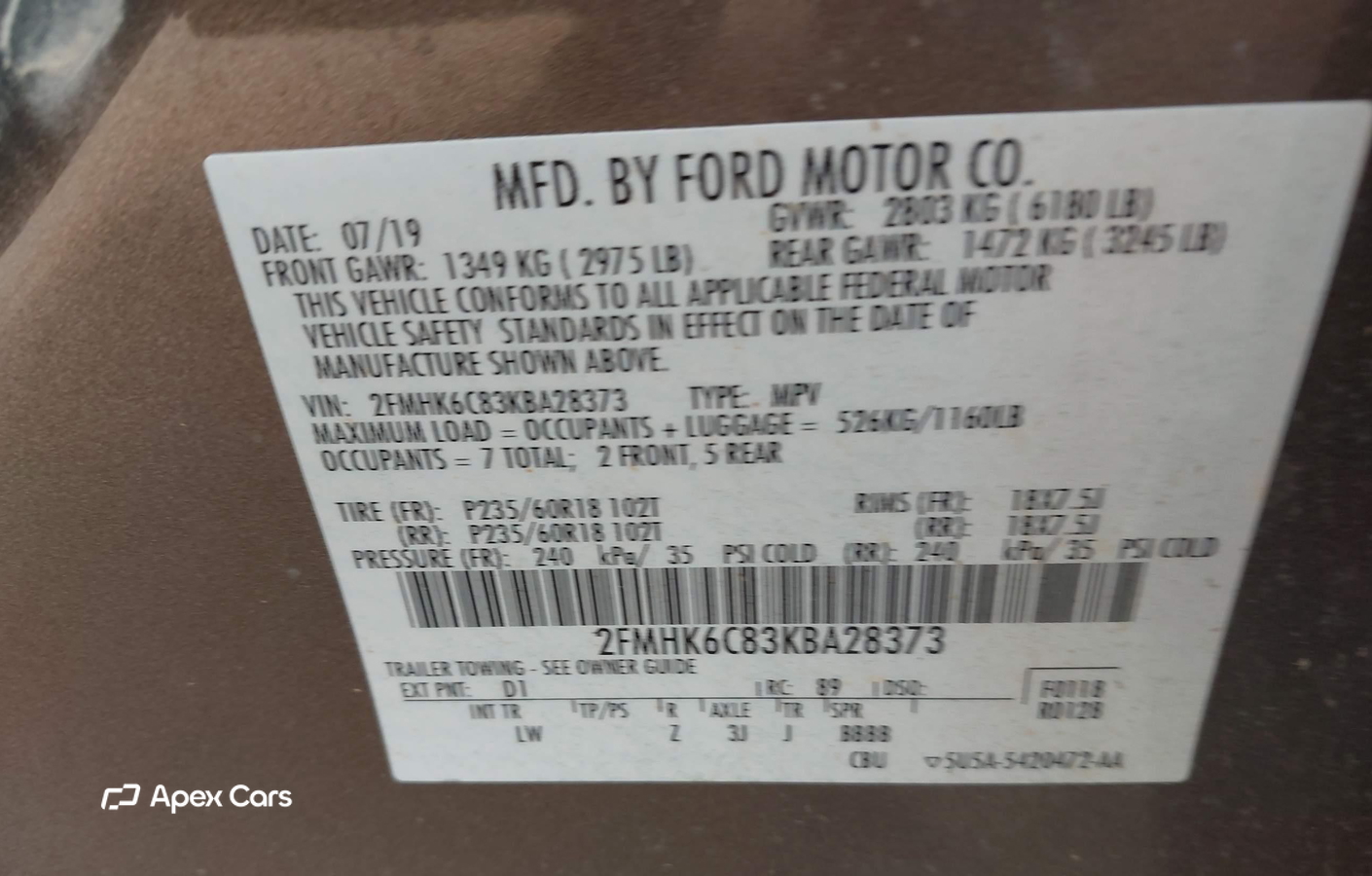 Ford Flex 2019