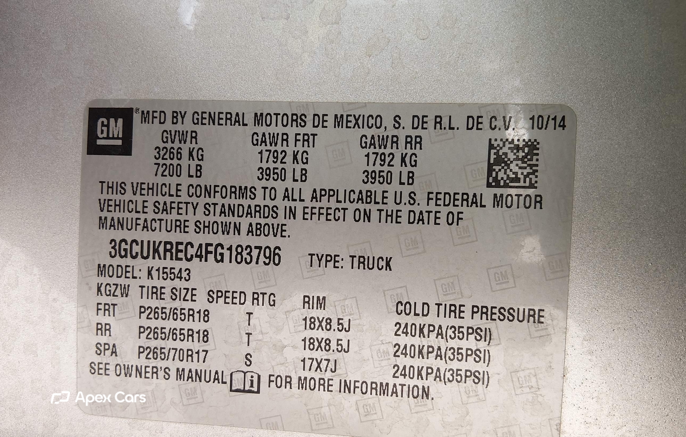 Chevrolet Silverado 2015