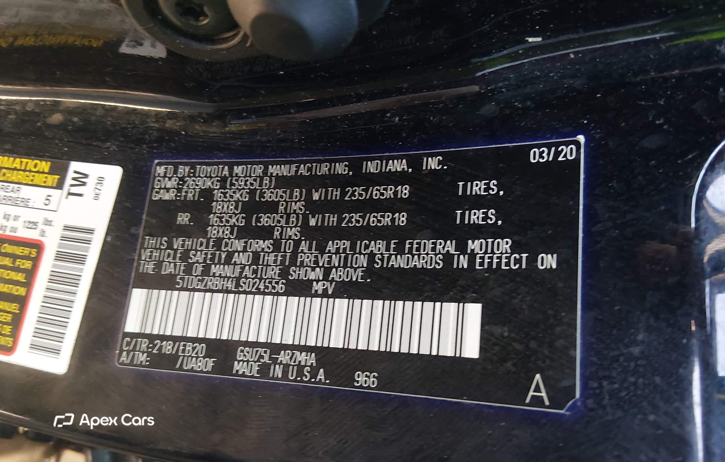 Toyota Highlander 2020