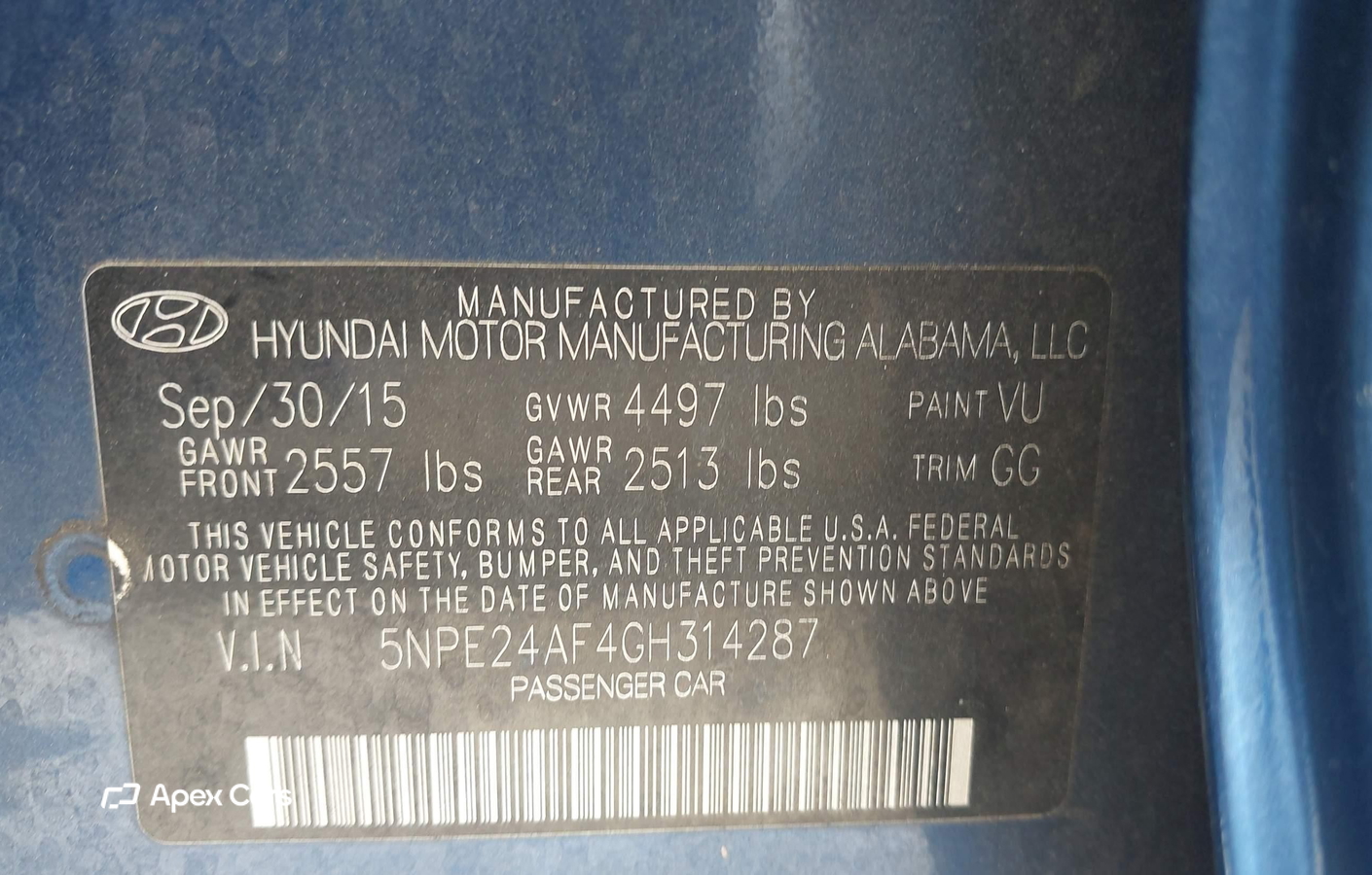 Hyundai Sonata 2016