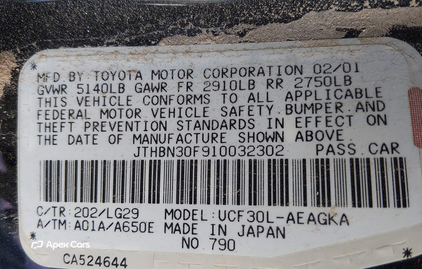 Lexus LS 2001