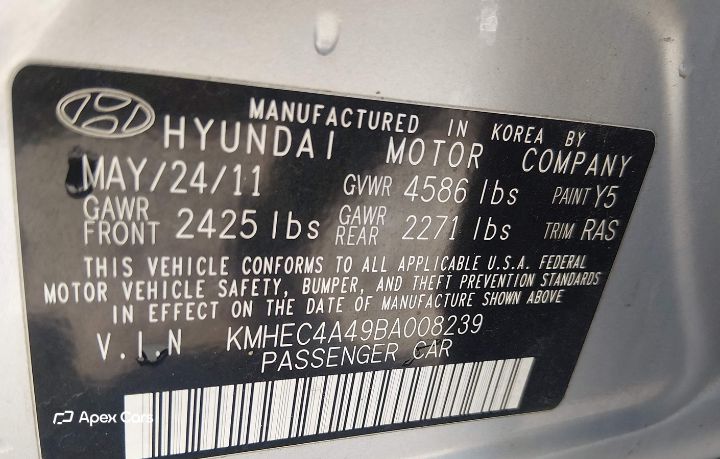 Hyundai Sonata 2011