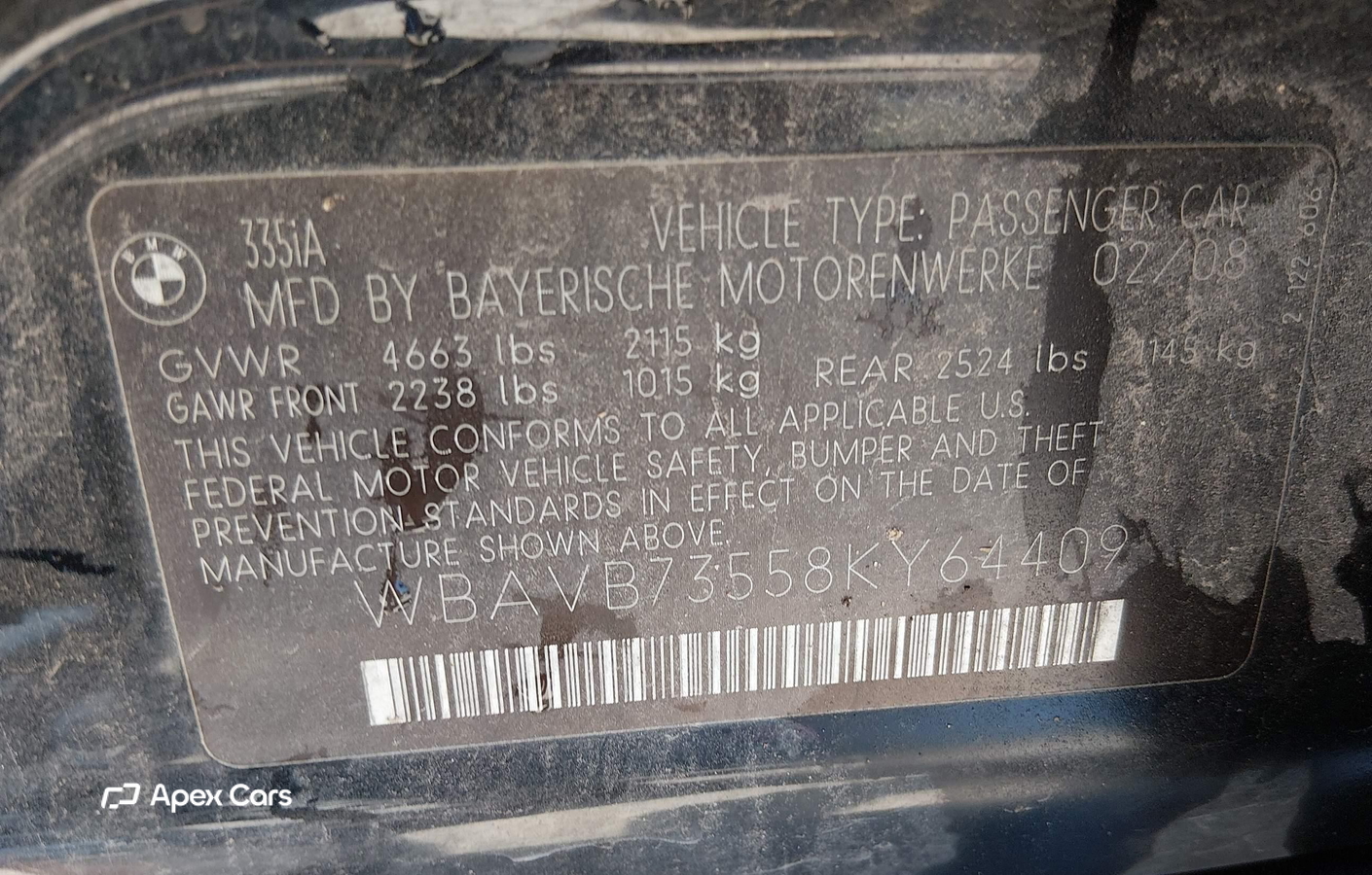 BMW Series 3 2008
