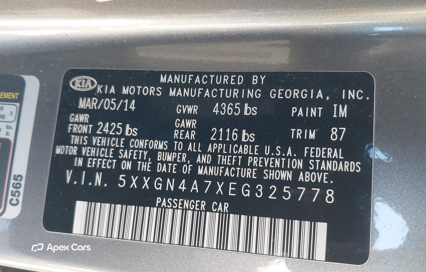 Kia Optima 2014